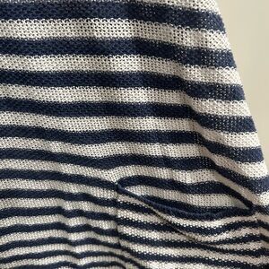 Blue and White light weight Eileen Fisher Sweater XL